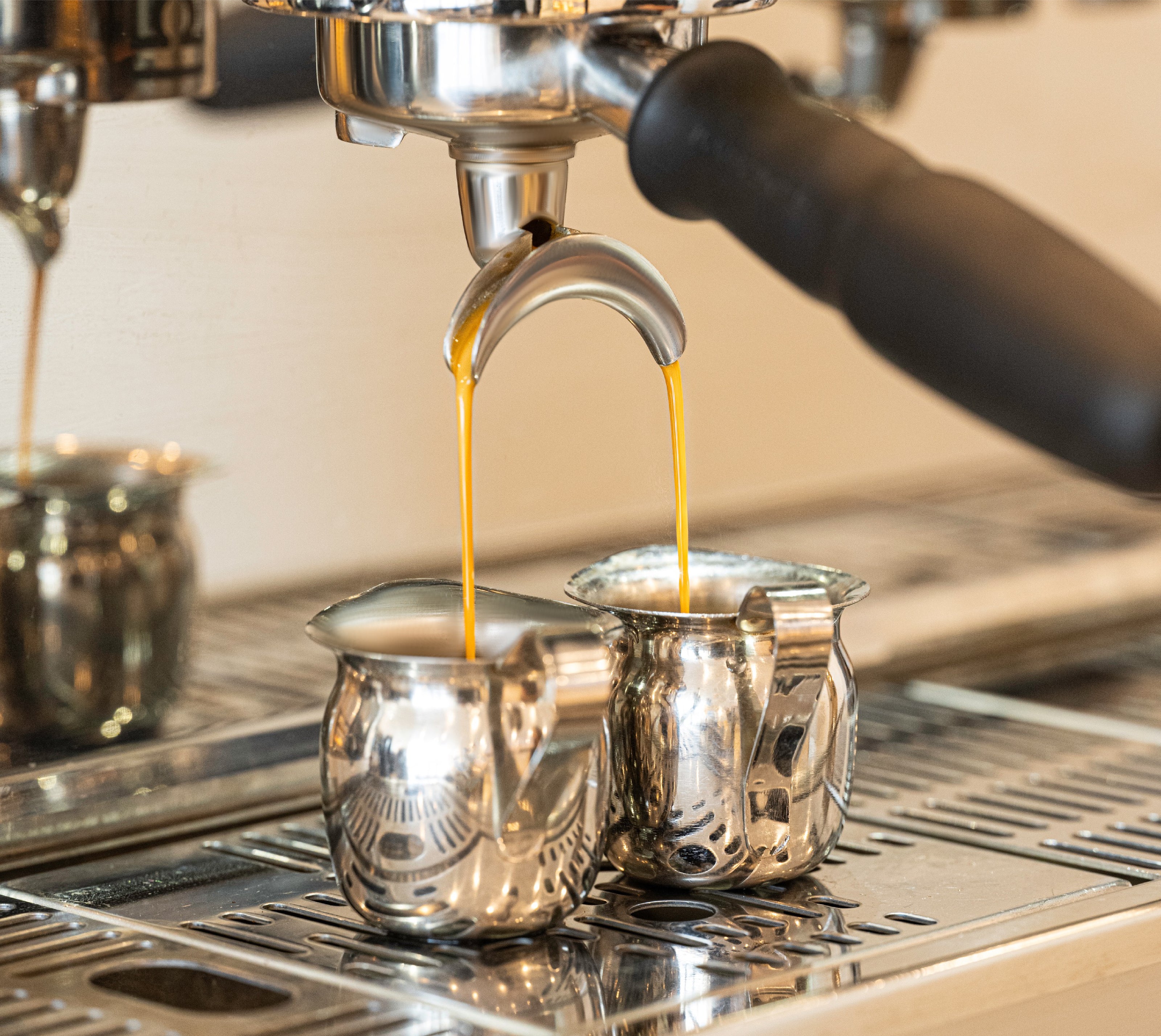 espresso being poured